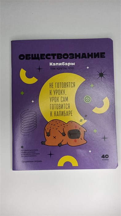 Тетрадь предметная 40л. BG "Записки школьника" - Обществознание. 12820 - фото 125