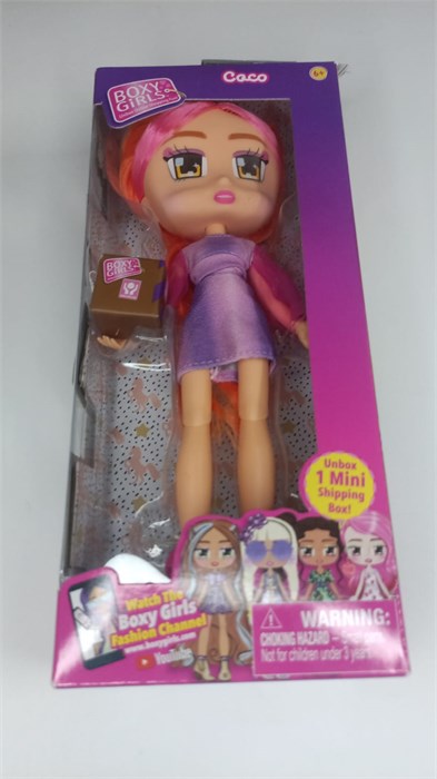 Т16637 1toy Кукла Boxy Girls Coco 20 см. с аксессуаром в 1 коробочке, кор. 6637 - фото 412