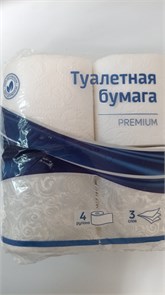 Бумага туалетная OfficeClean "Premium" 3-слойная, 4шт., тиснение, белая 11139