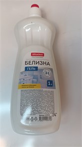 Средство чистящее отбеливающее OfficeClean "Белизна-гель", ультра, 3в1 хлор, 1л 11430