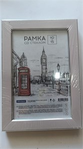 Рамка пластиковая 10*15см, OfficeSpace "Color", розовый 38456