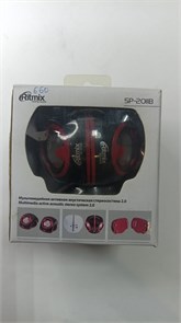 Колонки 2.0 RITMIX SP-2011B мини, встроенный аккумулятор, USB+ 3,5мм !!! черные 140512000521