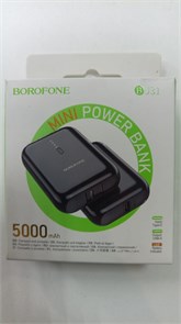 Внешний АКБ BOROFONE BJ31 Level 5000 mAh, 1xUSB, 1xUSB-C, 3А, QC 3.0, PD20W, Li-Pol (черный) 00057832