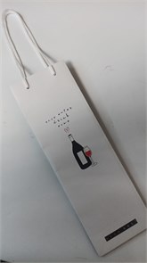 Пакет подарочный 12*36*8,5см ArtSpace "Wine not", матовое ламинирование, под бутылку 11706