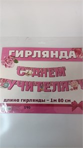 3300083 Гирлянда "С Днем Учителя!" 11873