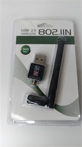 USB Wi-Fi адаптер для ПК 300 Mb/s 802.11n (блистер) 11920