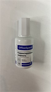 Корректирующая жидкость OfficeSpace, 20мл, на химической основе, с кистью 10297