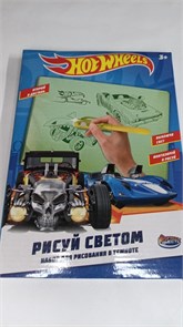 336972 Доска для рисования ХОТ ВИЛС "рисуем светом". формат а5 ИГРАЕМ ВМЕСТЕ в кор.2*144шт 336972